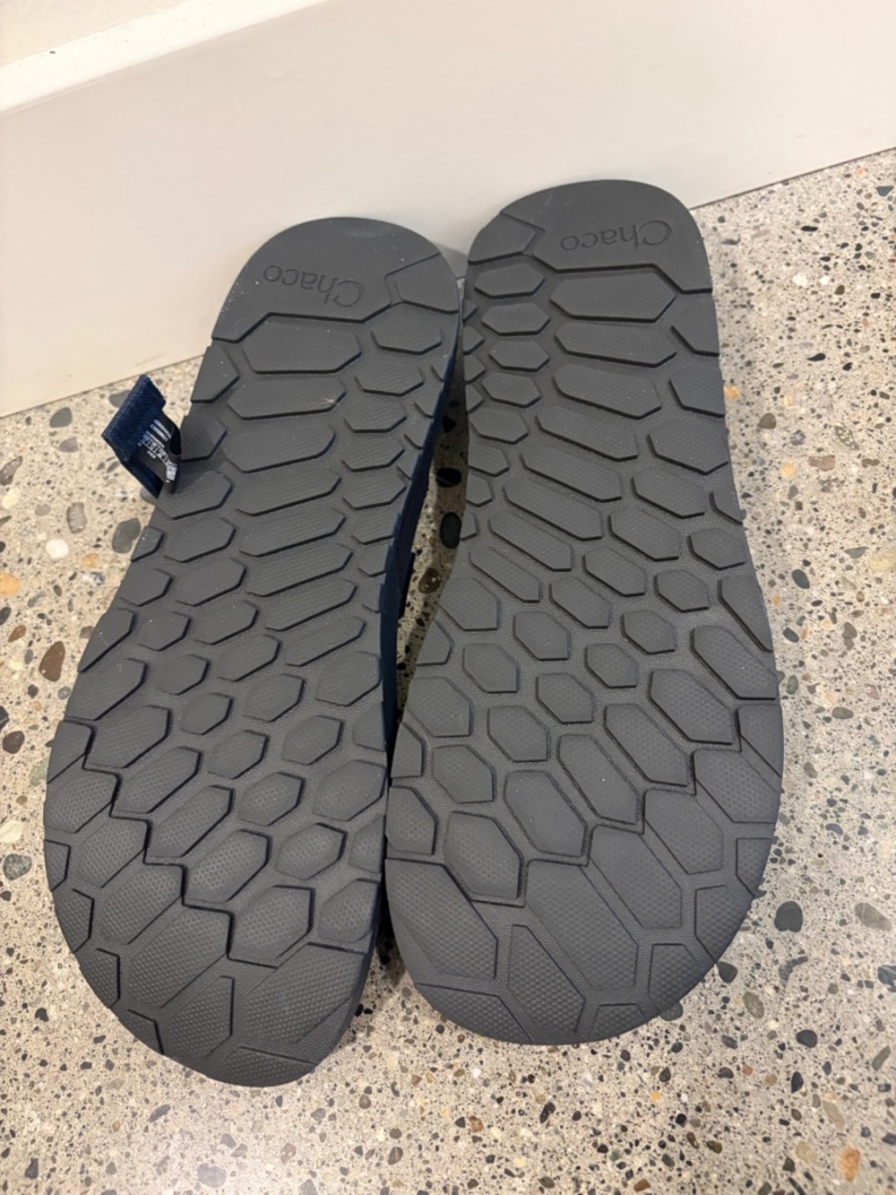 NWT Chaco Navy Lowdown Slide Sandal with Adjustable Strap - Picture 3 of 3